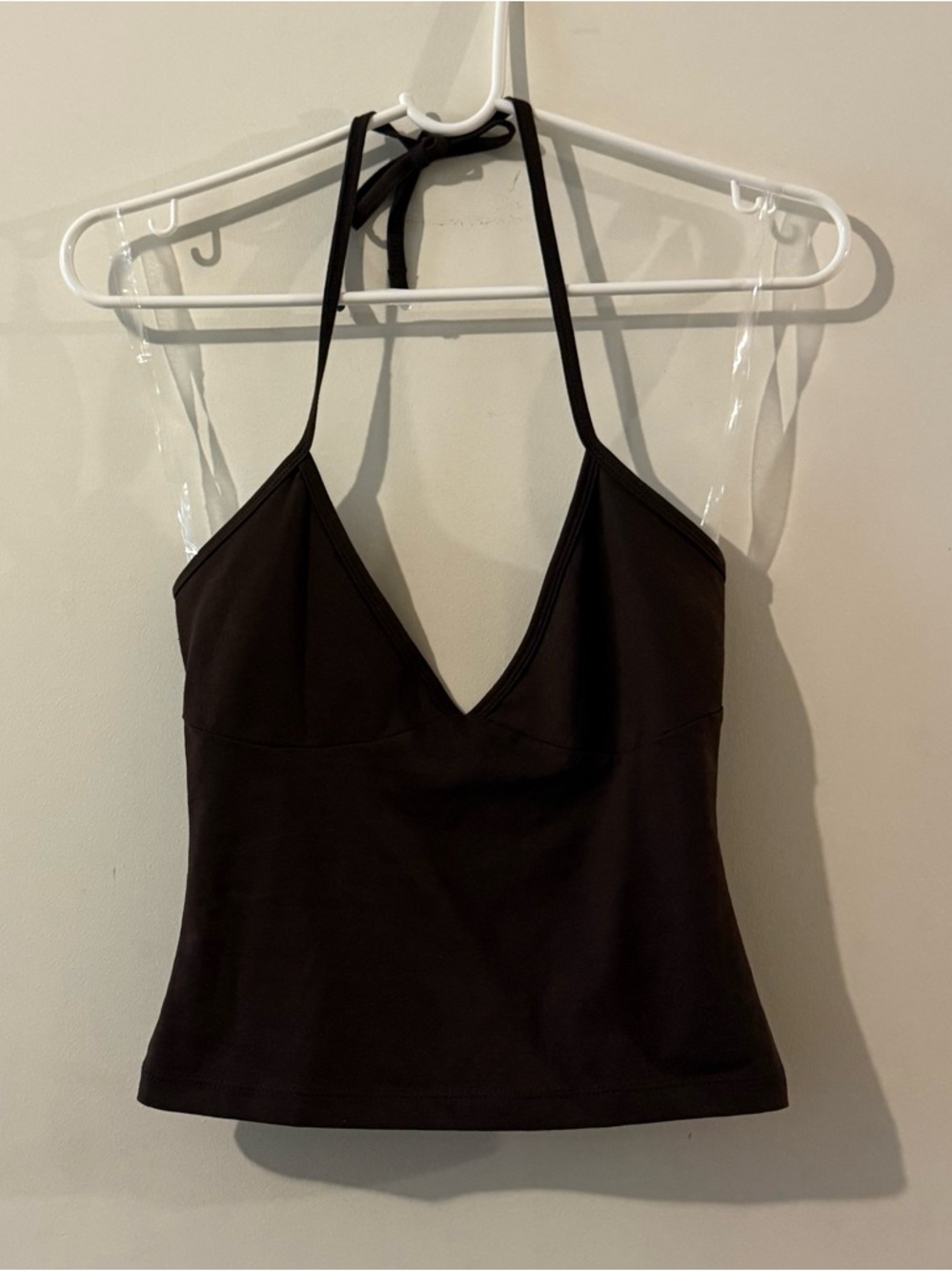 wild fable brown halter tank